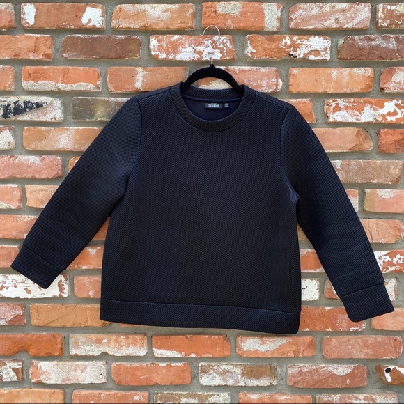 Kate Spade Saturday Mesh Sweatshirt Small Black - Picture 5 of 8